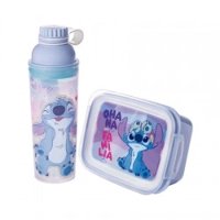 Kit PlasÚtil Disney Sticht Garrafa 660ml + Marmita 850ml