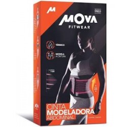 Cinta Modeladora Mova Abdominal Preto Tam U Ref.3098