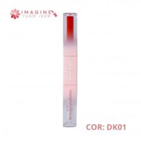Batom Duo Ruby Rose Duo Kiss Lipstick Hb-lb6203-1 Dk01