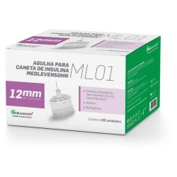 Agulha Medlevensohn 12mm 100und Para Caneta De Insulina