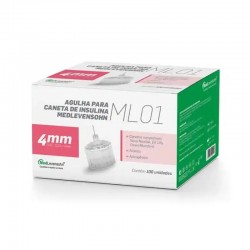 Agulha Medlevensohn 4mm 100und Para Caneta De Insulin