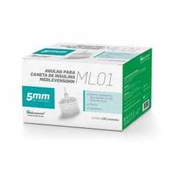 Agulha Medlevensohn 5mm 100und Para Caneta De Insulina