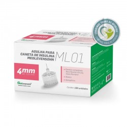 Agulha Medlevensohn 5mm 100und Para Caneta De Insulina