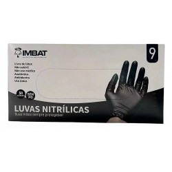 Luva NitrÍlica Imbat Preto Sem PÓ 9g 50un