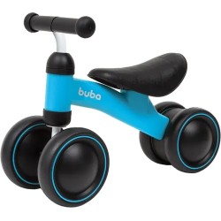 Bicicleta De Equilibrio Buba 4 Rodas Azul