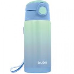 Copo Buba Parede Dupla TÉrmico Com Canudo DegradÊ Azul 15933