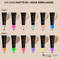 Base LÍquida Max Love Matte Hd 09 30ml