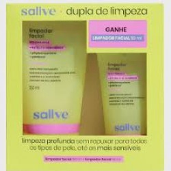 Gel Espuma De Limpeza Facial Sallve 150ml+60ml