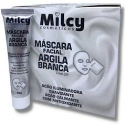 MÁscara Facial Milcy Argila Branca 40g