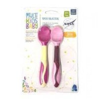 Colher Multikids FlexÍveis Nasa Rosa 2un Bb1199