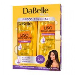 Shampoo+condicionador Dabelle Liso Arrasador 250+200ml