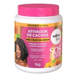 Ativador De Cachos Salon Line Mel E Óleo De Argan 1kg
