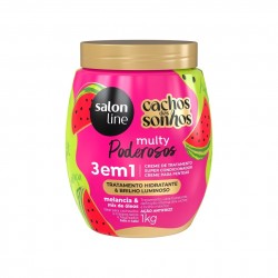 Creme Salon Line Cachos Dos Sonhos Melancia 3em1 1kg