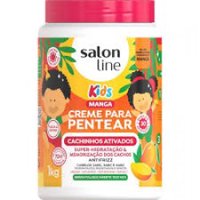 Creme De Pentear Salon Line Kids Manga Cachinhos Ativados 1kg