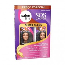 Shampoo+condicionador Salon Line Sos Cachos Super Óleos 300ml + 200ml