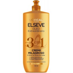 Creme Milagroso Elseve 3em1 Óleo ExtraordinÁrio 500ml