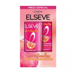 Shampoo+condicionador Elseve Liso Dos Sonhos Efeito Botox 375+170ml
