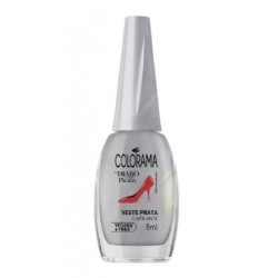 Esmalte Colorama O Diabo Veste Prada Cintilante Veste Prata 8ml