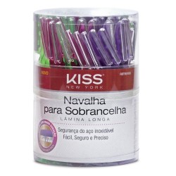 Navalha Kiss New York Para Sobrancelha LÂmina Longa Rbtb01bb