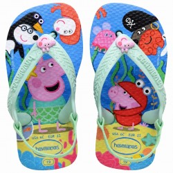 Havaianas Baby Disney ClÁssics Peppa Pig Azul/lavanda 19