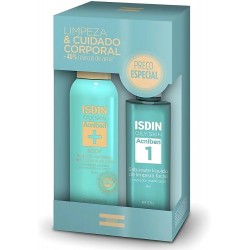 Isdin Acniben Oily Skin Body Spray Corporal 150ml + Sabonete Acnibem 1 Oil Skin LÍquido Limpeza 208g