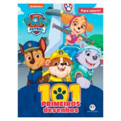 Livro 101 Primeiros Desenhos: Patrulha Canina