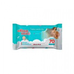 Lenço Umedecido Meu Nenê 70un. 70 Unidades Ph Balanceado_#44; Fórmula Hipoalergênica E Sem álcool_#44; Ideal Para Pele S