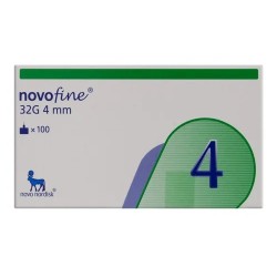 Agulha Novofine 32g 4mm Unidade Para Caneta De Insulina